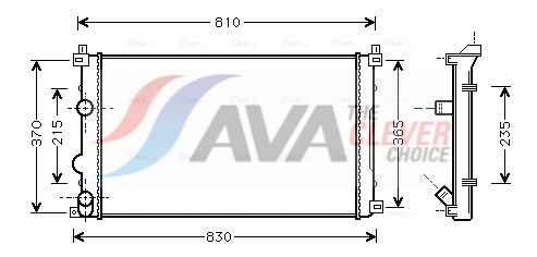 AVA QUALITY COOLING Radiaator,mootorijahutus RTA2322