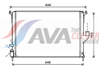 AVA QUALITY COOLING Radiaator,mootorijahutus RTA2477