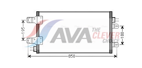 AVA QUALITY COOLING Kondensaator,kliimaseade RTA5443