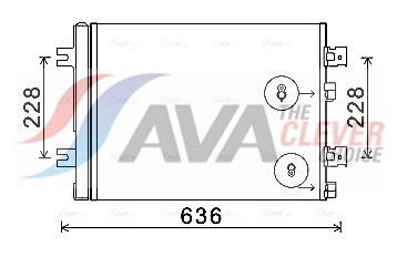 AVA QUALITY COOLING kondensatorius, oro kondicionierius RTA5467D