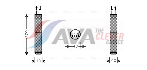AVA QUALITY COOLING Kuivati,kliimaseade RTD493