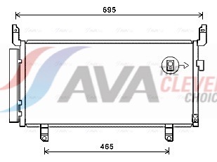 AVA QUALITY COOLING Kondensaator,kliimaseade SU5104D