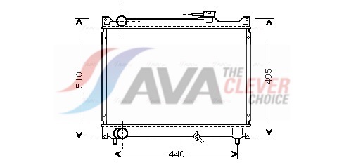 AVA QUALITY COOLING Radiaator,mootorijahutus SZ2046