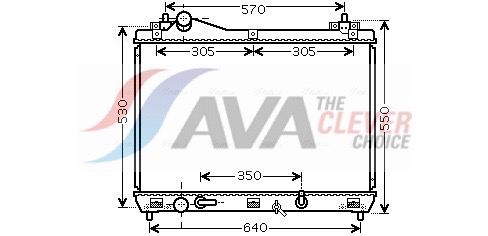 AVA QUALITY COOLING Radiaator,mootorijahutus SZ2105