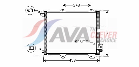 AVA QUALITY COOLING Kondensaator,kliimaseade SZ5088