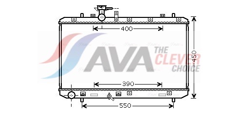 AVA QUALITY COOLING Radiaator,mootorijahutus SZA2084