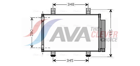 AVA QUALITY COOLING Kondensaator,kliimaseade SZA5087D