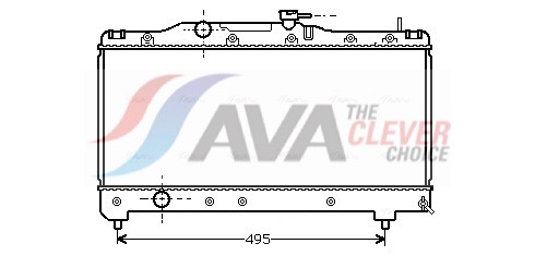 AVA QUALITY COOLING Radiaator,mootorijahutus TO2141