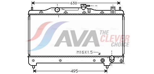 AVA QUALITY COOLING Radiaator,mootorijahutus TO2239