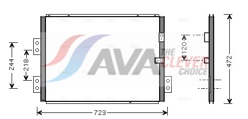 AVA QUALITY COOLING Kondensaator,kliimaseade TO5277