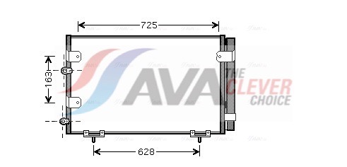 AVA QUALITY COOLING Lauhdutin, ilmastointilaite TO5288D