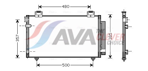 AVA QUALITY COOLING Lauhdutin, ilmastointilaite TO5392D