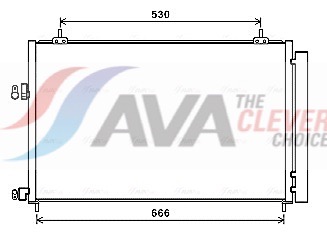 AVA QUALITY COOLING Lauhdutin, ilmastointilaite TO5679D