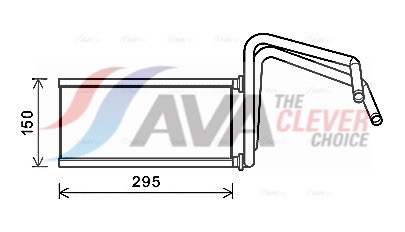 AVA QUALITY COOLING Soojusvaheti,salongiküte TO6714