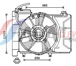 AVA QUALITY COOLING Ventilaator,mootorijahutus TO7647