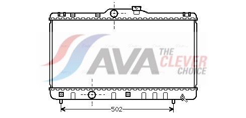 AVA QUALITY COOLING radiatorius, variklio aušinimas TOA2147