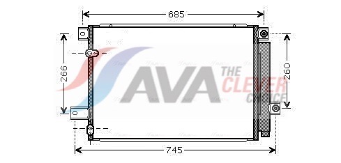 AVA QUALITY COOLING Lauhdutin, ilmastointilaite TOA5409D