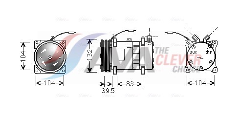 AVA QUALITY COOLING Kompressor,kliimaseade UVAK035