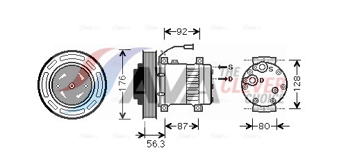 AVA QUALITY COOLING Kompressor,kliimaseade VLAK053