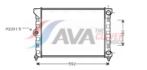AVA QUALITY COOLING Radiaator,mootorijahutus VN2099
