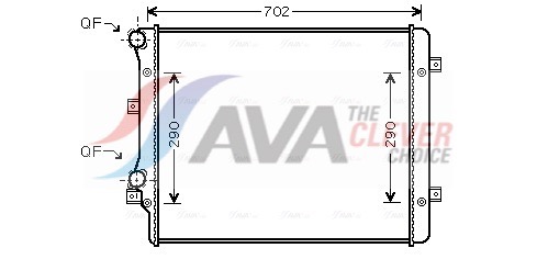 AVA QUALITY COOLING radiatorius, variklio aušinimas VN2207