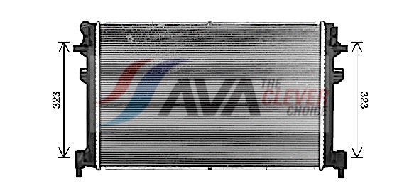 AVA QUALITY COOLING Jäähdytin,moottorin jäähdytys VN2426