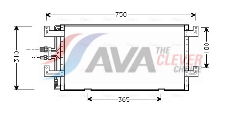 AVA QUALITY COOLING kondensatorius, oro kondicionierius VN5145