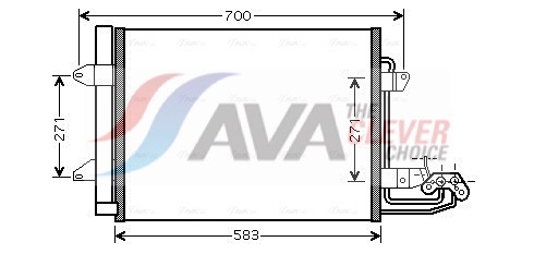 AVA QUALITY COOLING Kondensaator,kliimaseade VN5211D