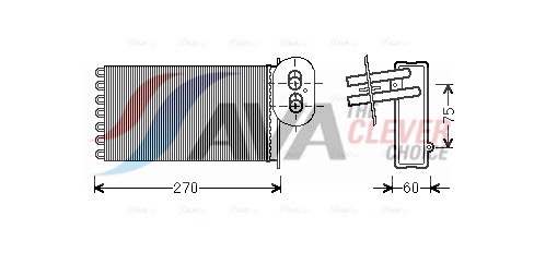 AVA QUALITY COOLING šilumokaitis, salono šildymas VN6296