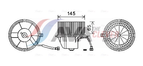 AVA QUALITY COOLING elektrovariklis, vidinis pūtiklis VN8351