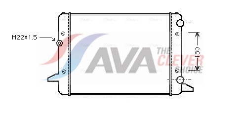 AVA QUALITY COOLING Radiaator,mootorijahutus VNA2120
