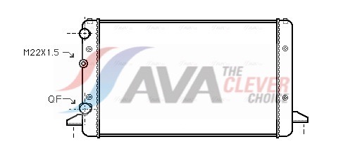 AVA QUALITY COOLING radiatorius, variklio aušinimas VNA2121