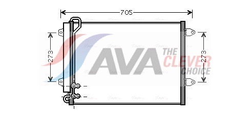 AVA QUALITY COOLING kondensatorius, oro kondicionierius VNA5225D