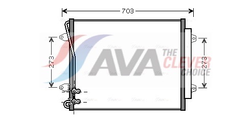AVA QUALITY COOLING kondensatorius, oro kondicionierius VNA5226D