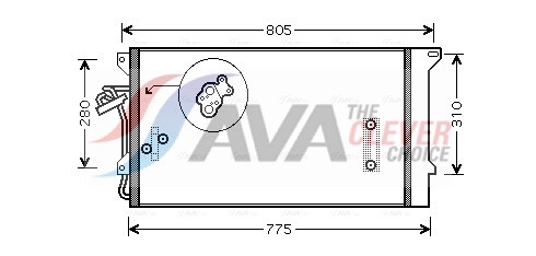 AVA QUALITY COOLING kondensatorius, oro kondicionierius VNA5244D