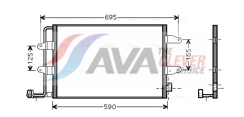 AVA QUALITY COOLING kondensatorius, oro kondicionierius VNA5252