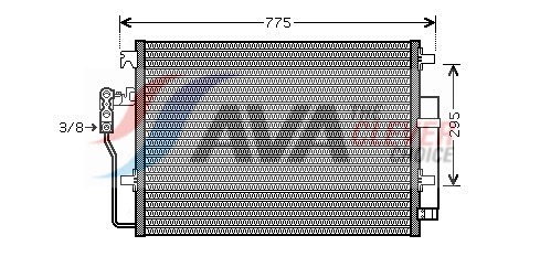 AVA QUALITY COOLING Kondensaator,kliimaseade VNA5277D