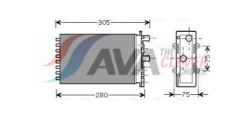 AVA QUALITY COOLING šilumokaitis, salono šildymas VNA6239