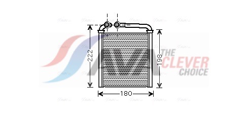 AVA QUALITY COOLING šilumokaitis, salono šildymas VNA6256