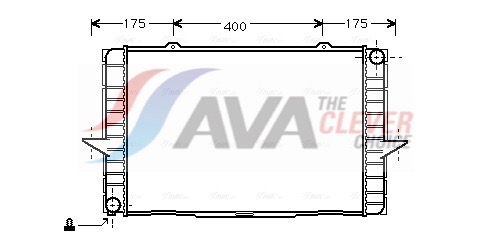 AVA QUALITY COOLING Radiaator,mootorijahutus VO2063