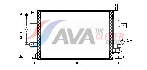 AVA QUALITY COOLING Kondensaator,kliimaseade VO5138D