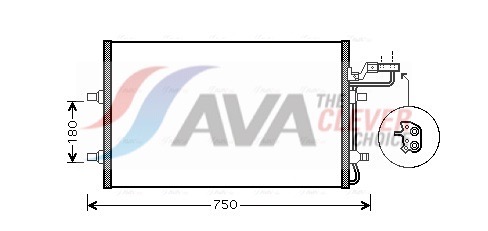 AVA QUALITY COOLING Kondensaator,kliimaseade VO5149