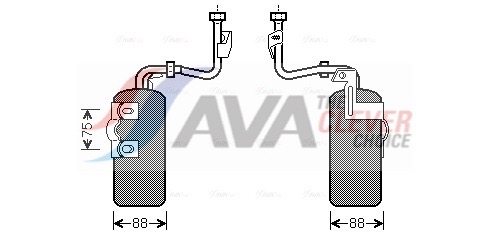 AVA QUALITY COOLING Kuivati,kliimaseade VOD165