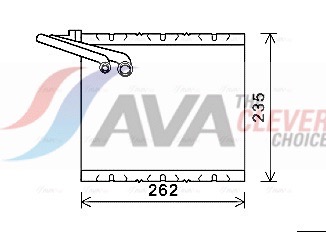 AVA QUALITY COOLING Förångare, klimatanläggning VOV157