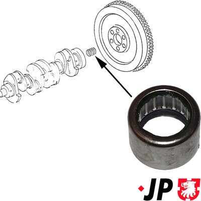 JP GROUP Ohjainlaakeri, kytkin 1110450300