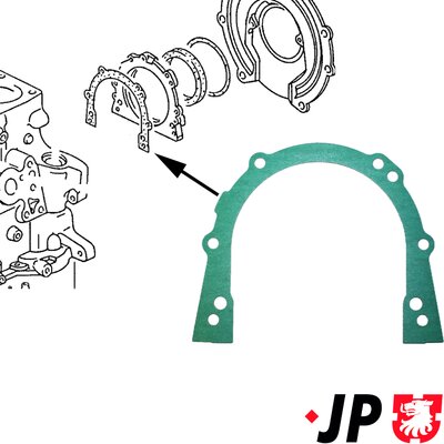 JP GROUP Tiiviste, kampikammion kansi 1119100100