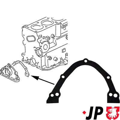 JP GROUP Tiiviste, kampikammion kansi 1119100300