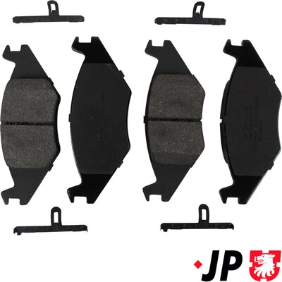 JP GROUP Zestaw klocków hamulcowych, hamulce tarczowe 1163600110