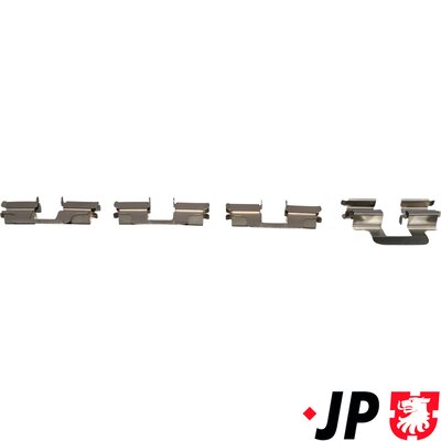 JP GROUP priedų komplektas, diskinių stabdžių trinkelės 1163651010