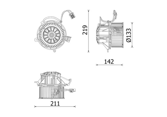 MAHLE Salongipuhur AB 318 000P